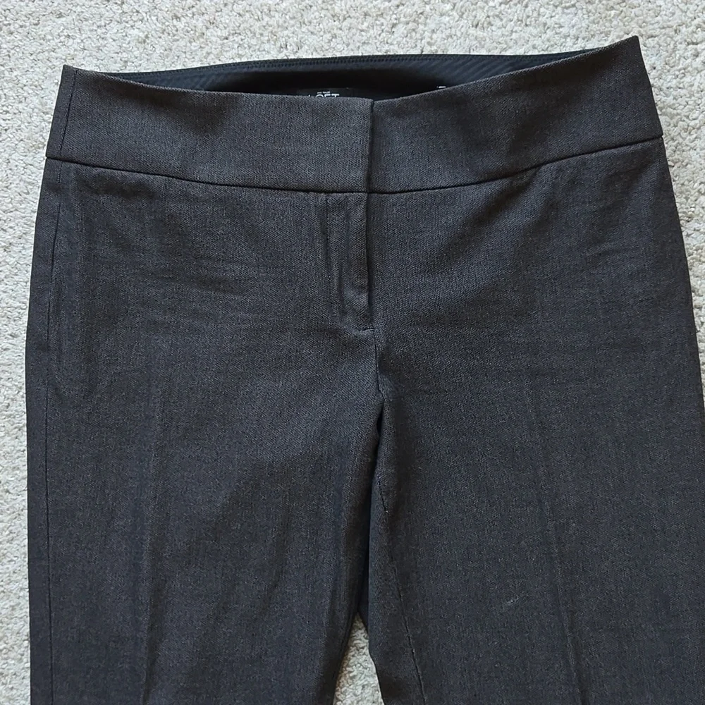 Ann Taylor LOFT Gray Julie Bootcut Bi-Stretch Pants Women’s 10 - Picture 3 of 13